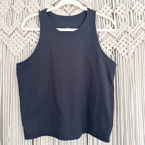 REI Co‑op Active Pursuits Ribbed Tank Top Women’s Black Size XL